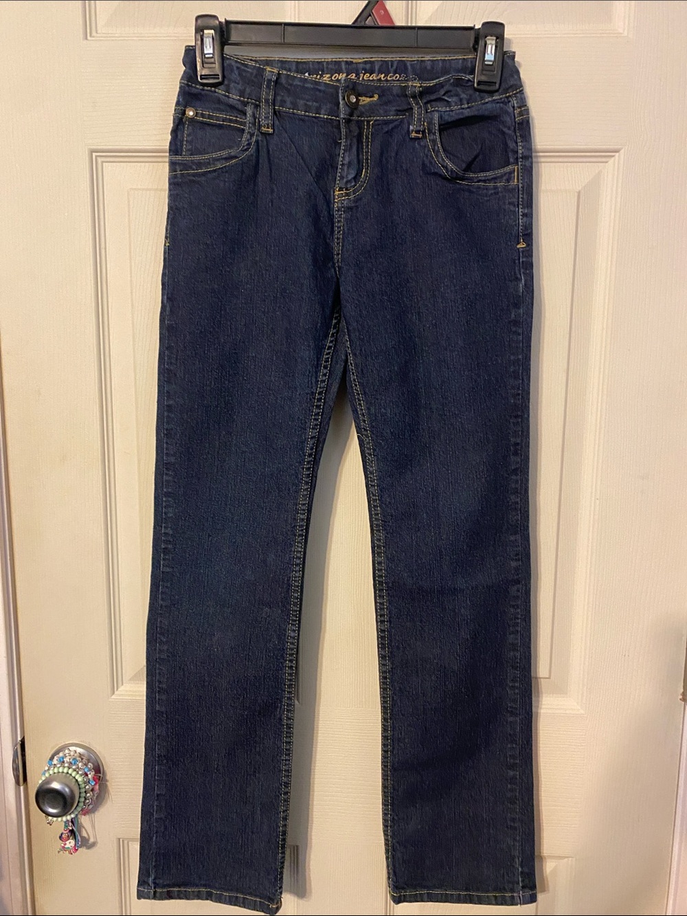 Arizona Jean Company Dark Indigo Straight Leg Jeans